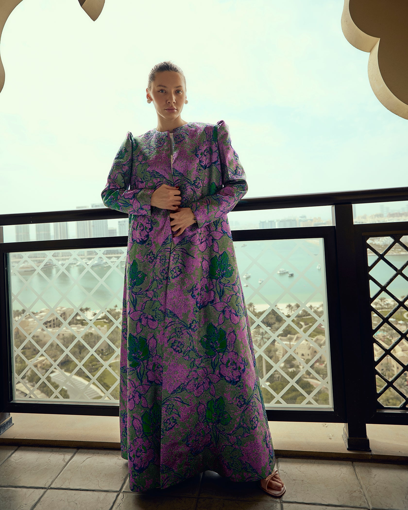 Iridescent Bloom Coat