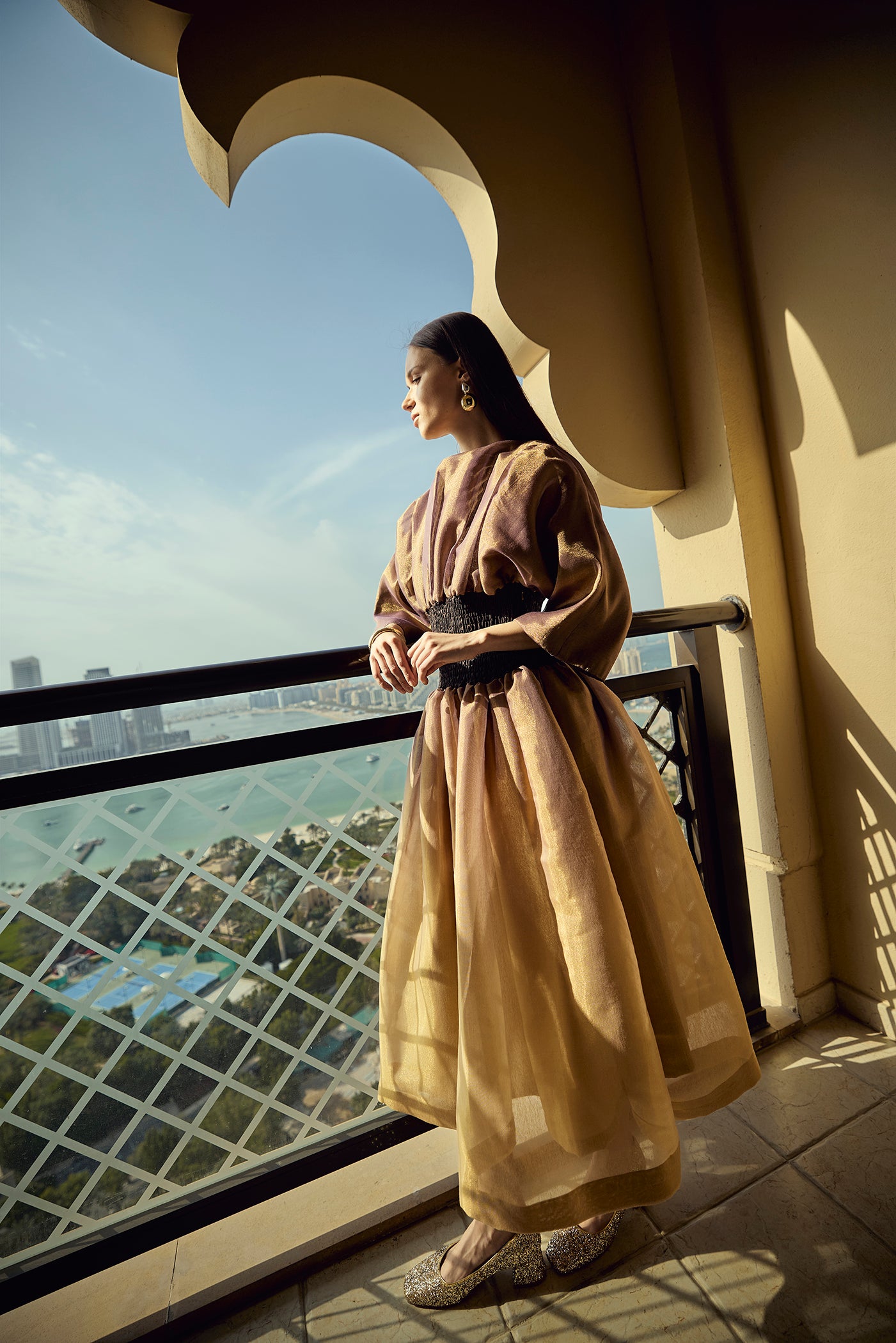Golden Dusk Dress