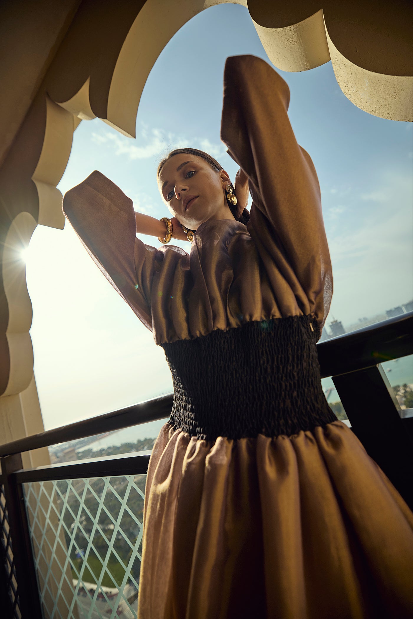 Golden Dusk Dress