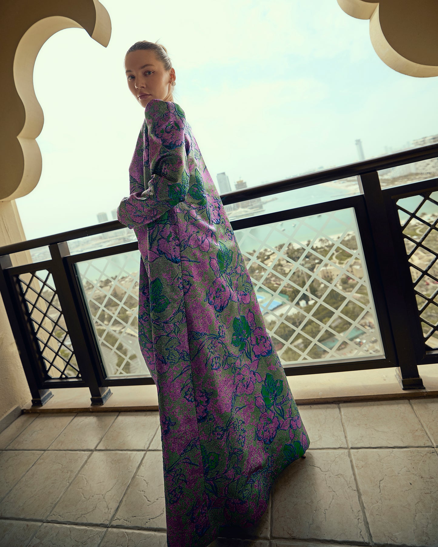 Iridescent Bloom Coat