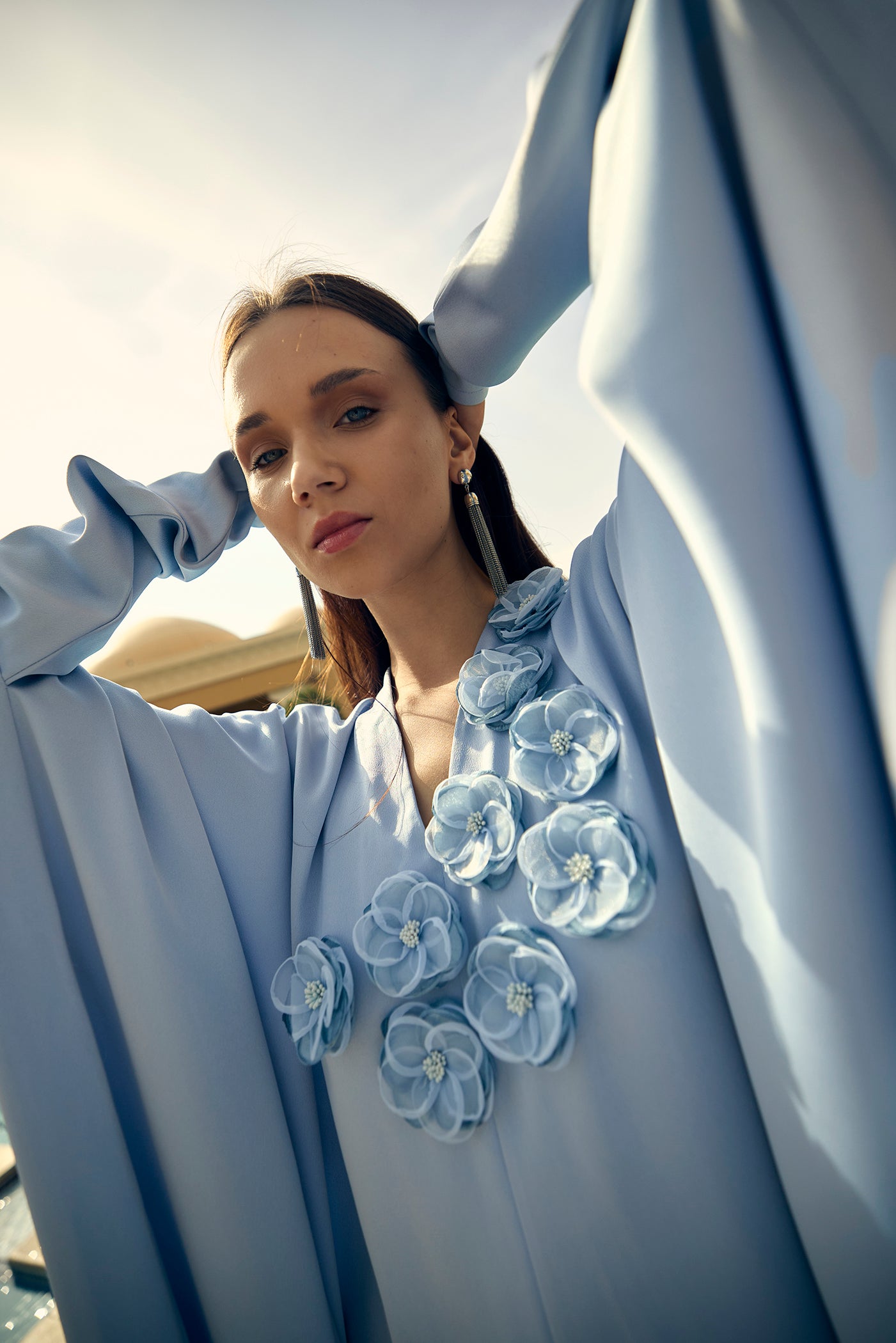Serene Sky Kaftan