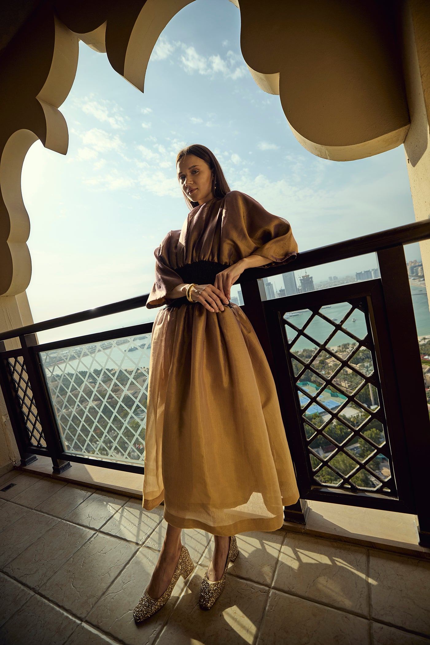 Golden Dusk Dress